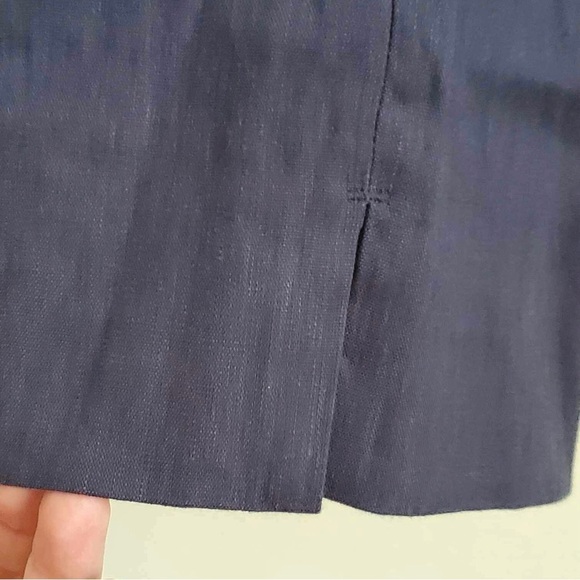 J. Jill Modern Linen-Stretch Slit-Hem Pants - Picture 7 of 9